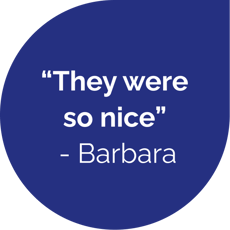 They were so nice - Barbara